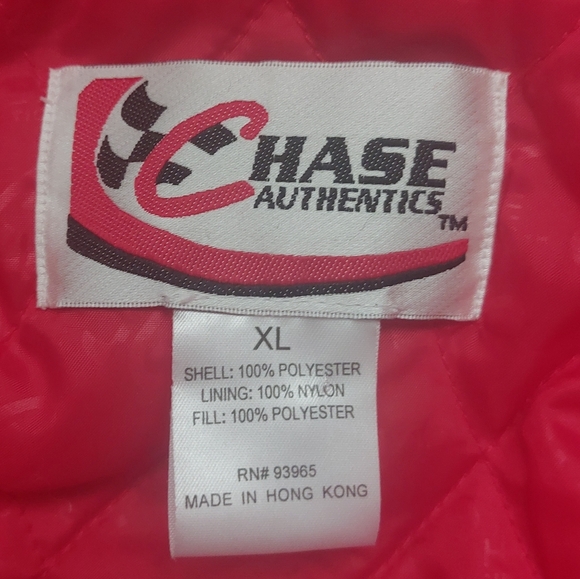 Vintage Nascar Chase Authentics Jeff Gordan zip up jacket. Blue red yellow - Picture 8 of 9